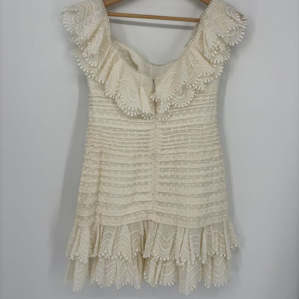 Zimmermann Ruffle Lace Mini Dress - Picture 4 of 4